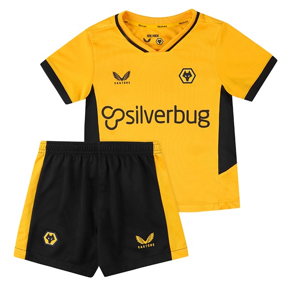 Maglia Wolves Prima Bambino 21/22 Giallo